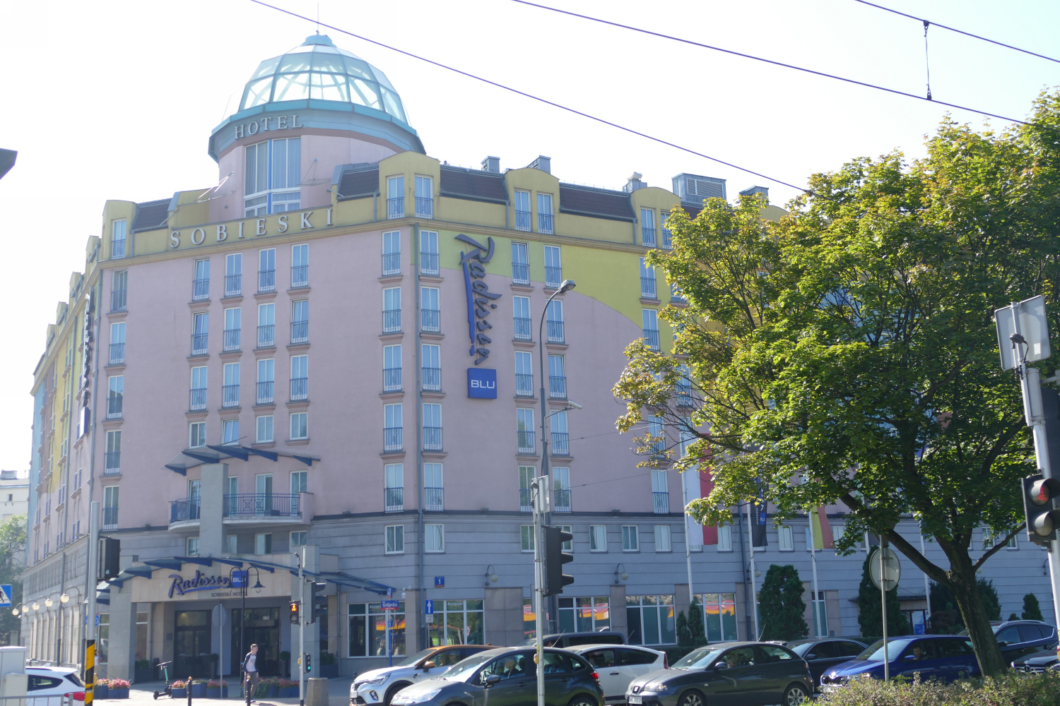 Zdjęcie architektury budynku Hotel Sobieski (obecnie Hotel Radisson Blu Sobieski)
